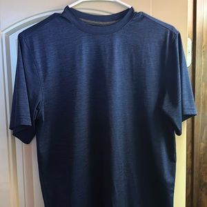 2 Small bcg tee shirts, blue and green